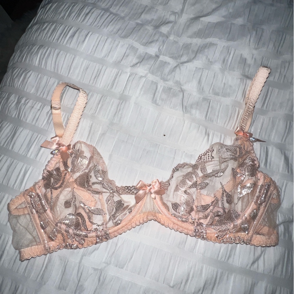 Agent Provocateur Pink Lace Underwire Bra